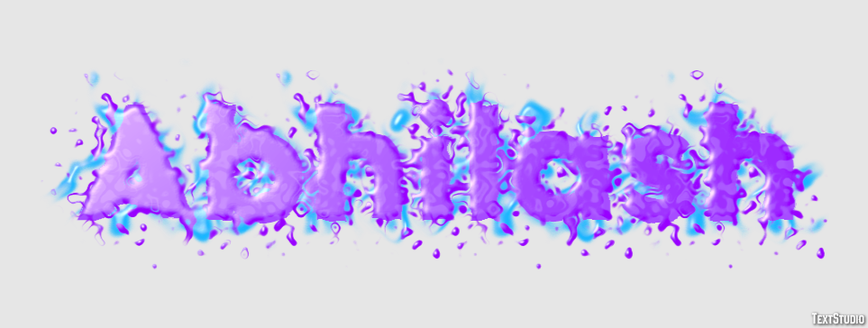 Abhilash Texteffekt