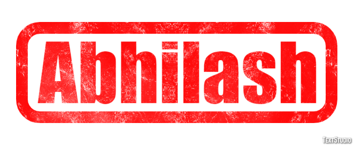 Abhilash Efeito de texto