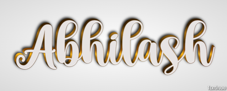 Abhilash Text Effect