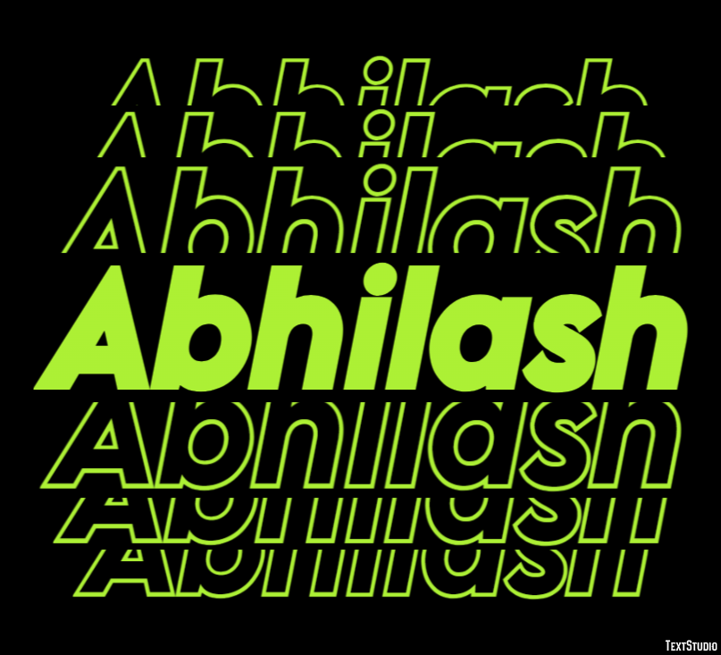 Abhilash Text Effect