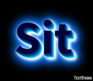 Sit Effetto testo