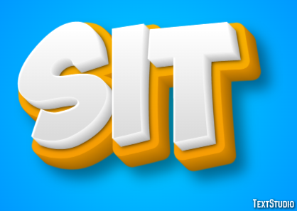 Sit Text Effect