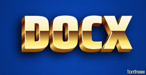 DOCX Effetto testo