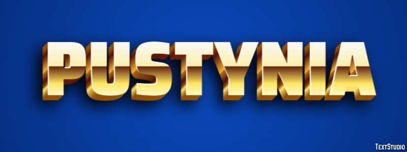 Pustynia Texteffekt