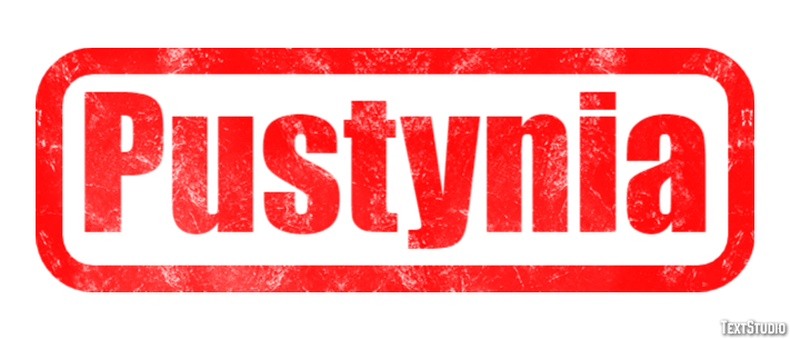 Pustynia Texteffekt