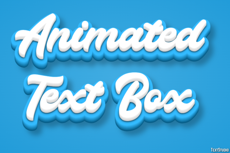Animated Text Box Text Effect