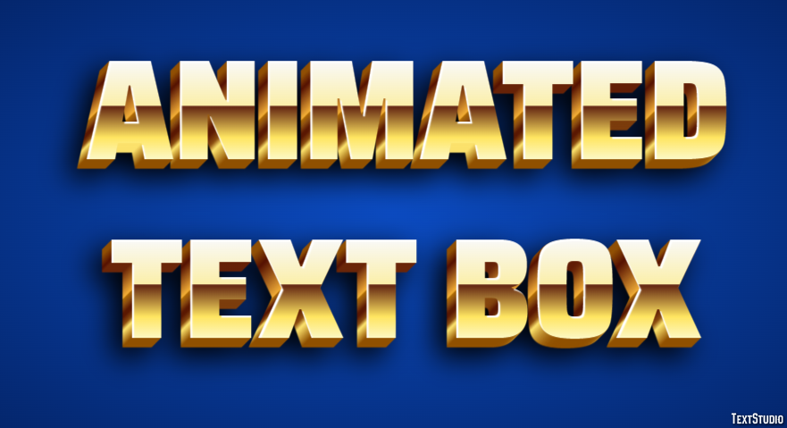 Animated Text Box Efecto de Texto