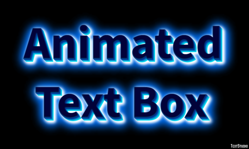 Animated Text Box Text Effect