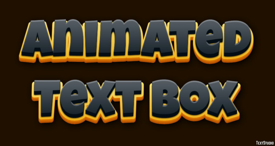 Animated Text Box Efecto de Texto