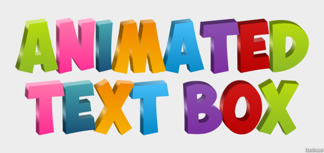 Animated Text Box Text Effect