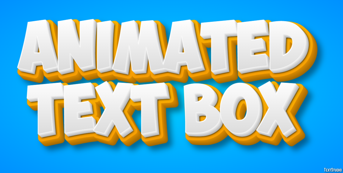Animated Text Box Text Effect