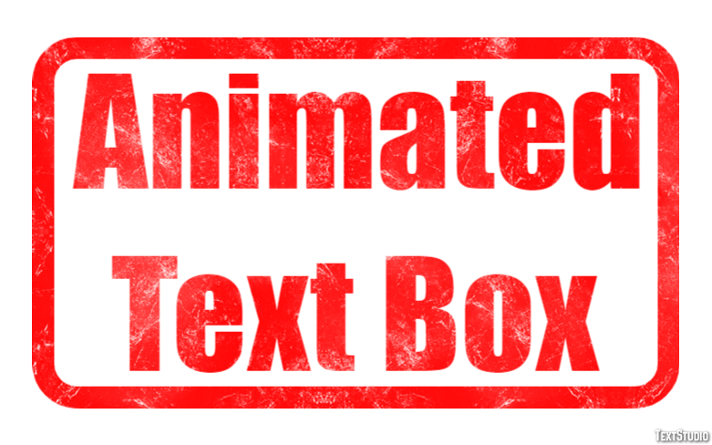 Animated Text Box Text Effect
