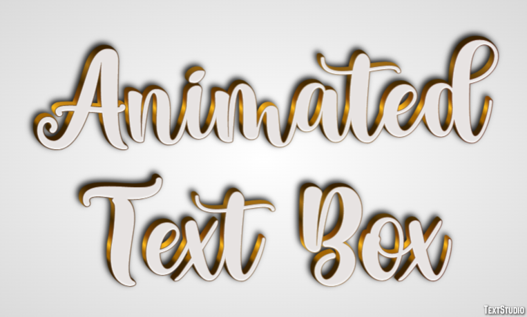 Animated Text Box Efecto de Texto