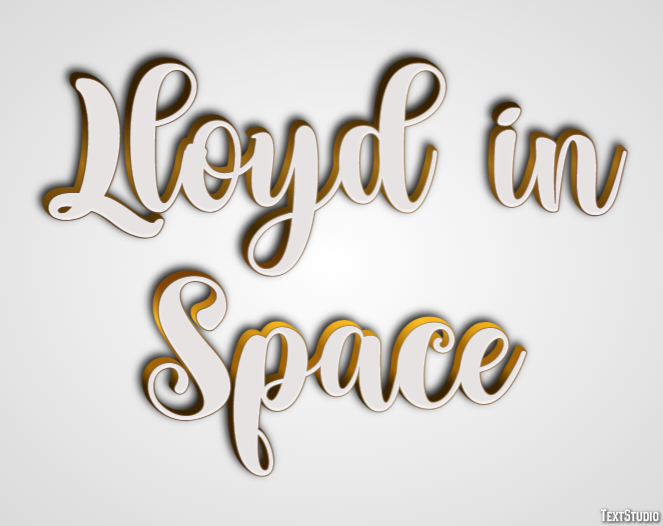 Lloyd in Space Effetto testo