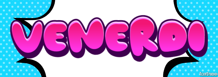 Venerdì Text effect