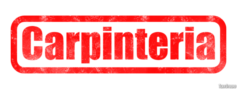 Carpinteria Efekt tekstowy