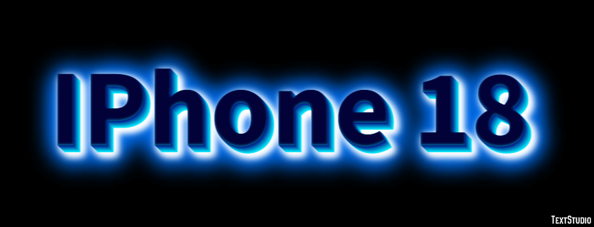 IPhone 18 Tekst Effect