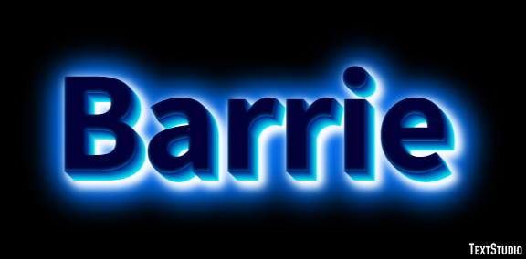 Barrie Text effect