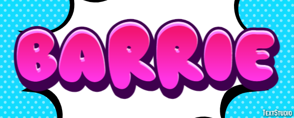 Barrie Text effect