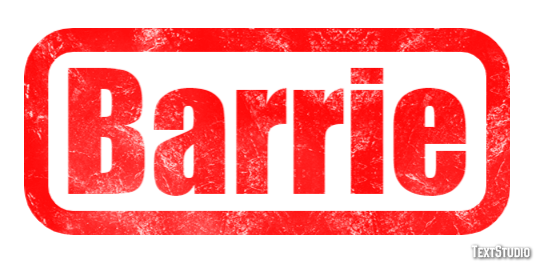 Barrie Text effect