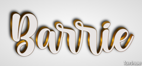Barrie Text effect