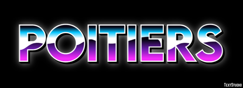 Poitiers Efeito de texto