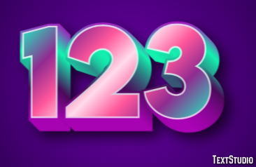 123 Effetto testo