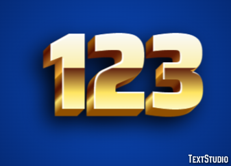 123 Texteffekt