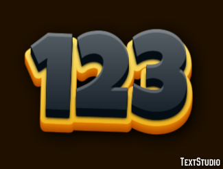 123 Texteffekt