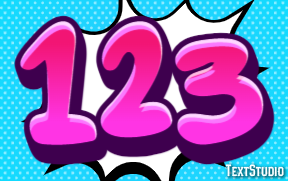 123 Effetto testo