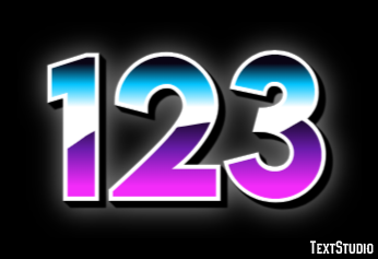 123 Effetto testo