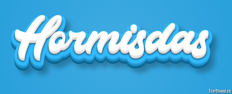 Hormisdas Efecto de texto