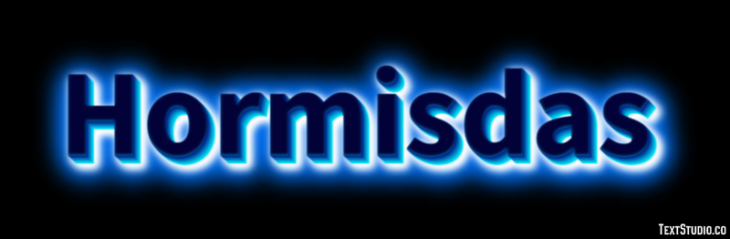 Hormisdas Efecto de texto