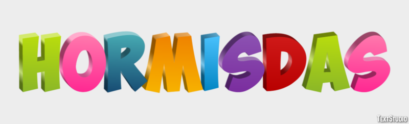 Hormisdas Efecto de texto