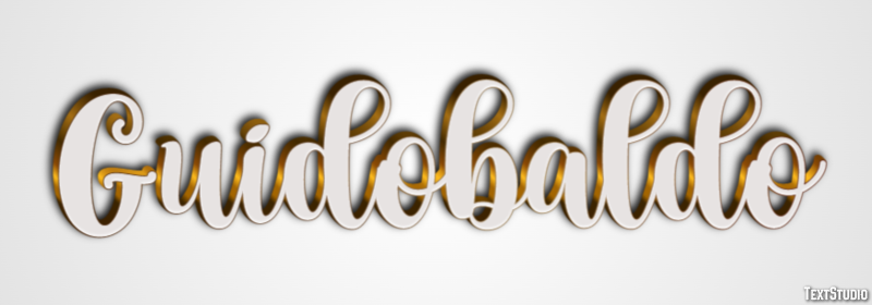 Guidobaldo Effetto testo