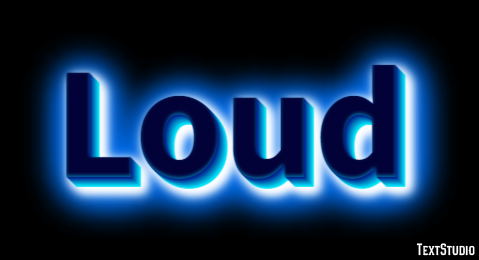 Loud Texteffekt