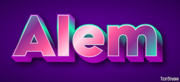 Alem Texteffekt
