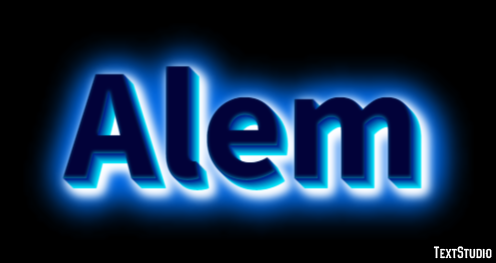 Alem Effetto testo