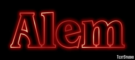 Alem Эффект текста