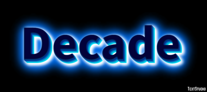 Decade Text Effect