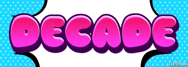 Decade Efecto de Texto