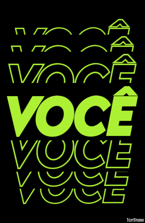Você Efeito do texto