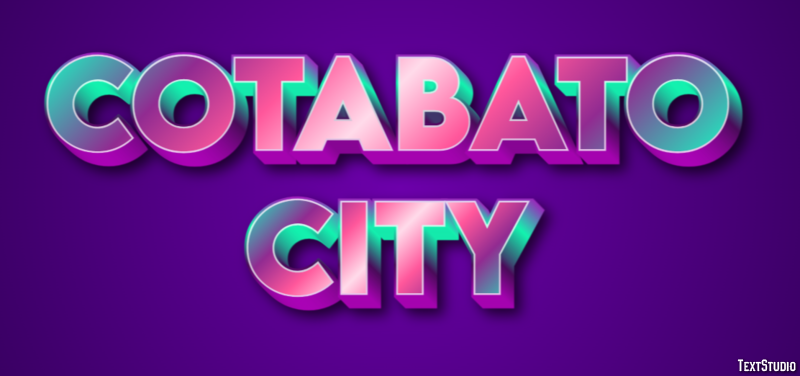 Cotabato City Efekt tekstowy