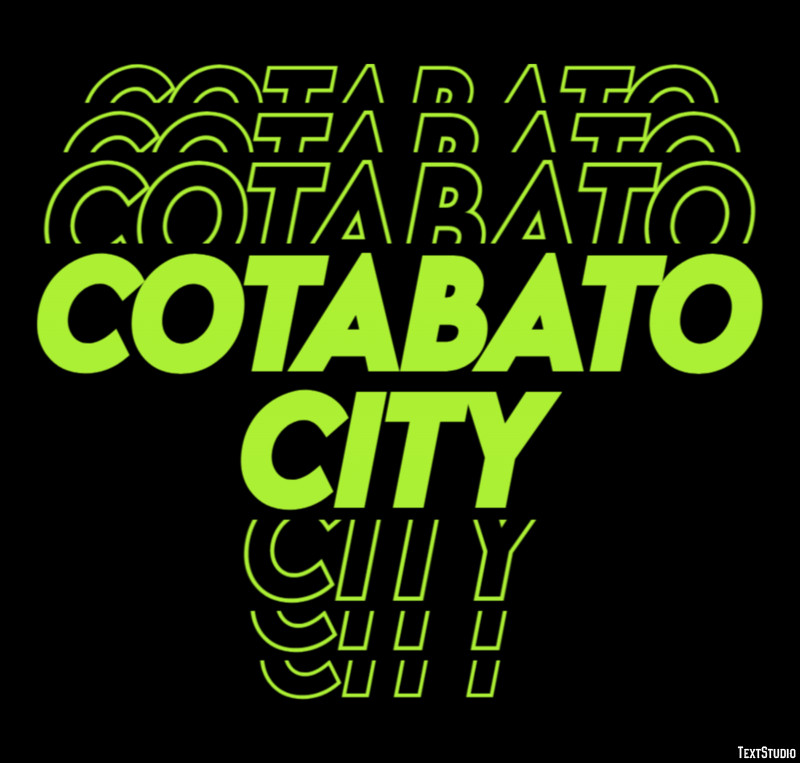 Cotabato City Tekst Effect