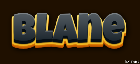Blane Text Effect