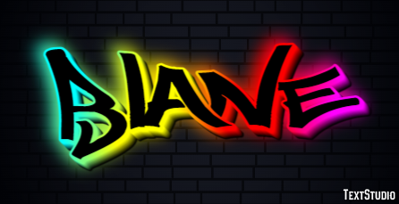 Blane Text effect