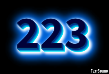 223 Text Effect