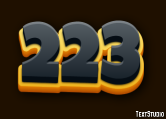 223 Text Effect