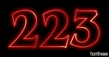 223 Text Effect