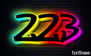 223 Text Effect